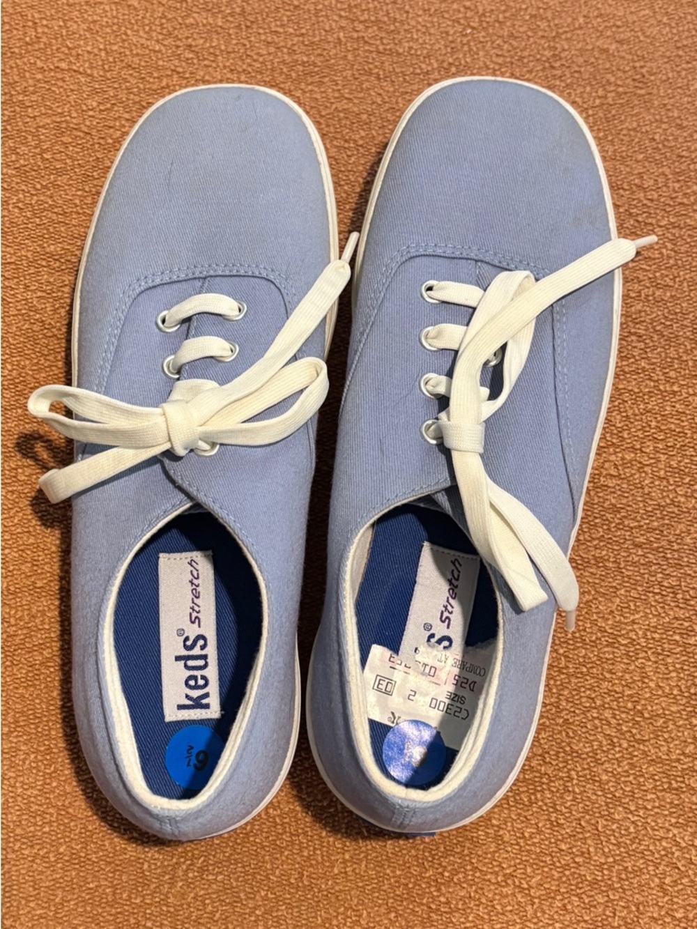 Keds Canvas Blue lace up sneakers, Size-6.5, New with tags